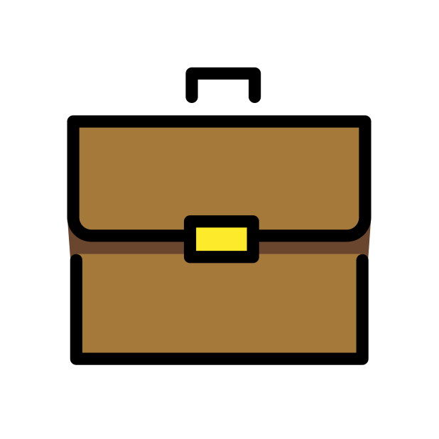 OpenMoji briefcase emoji